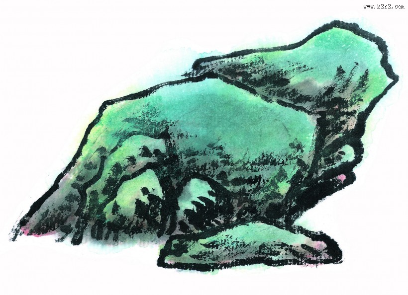 国画幽谷图片大全