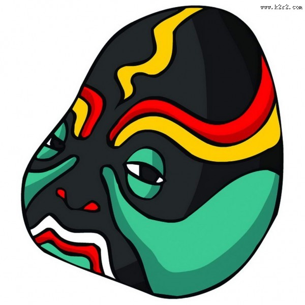 脸谱图片[隋唐时期]