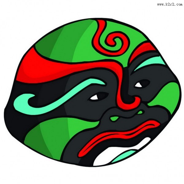 脸谱图片[隋唐时期]