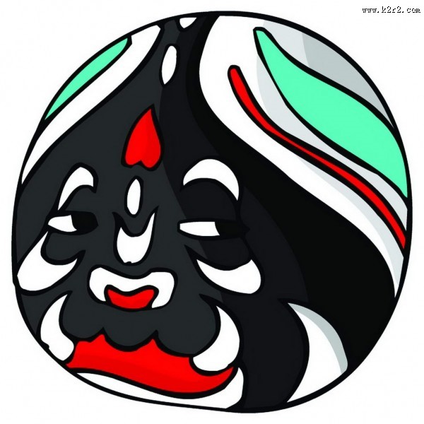 脸谱图片[隋唐时期]