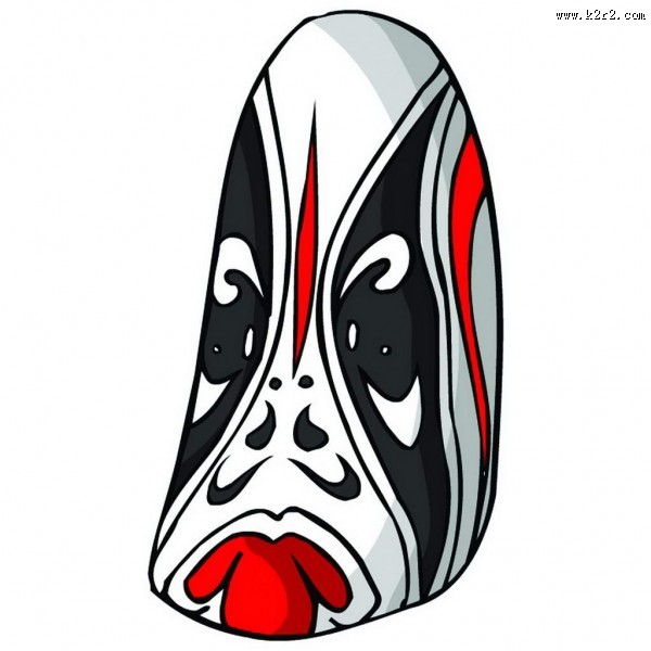 脸谱图片[隋唐时期]