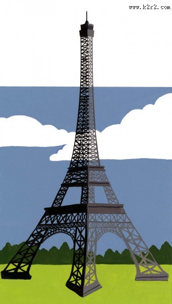 环球风景漫画图片