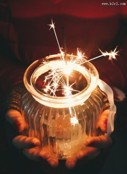 节日烟花棒图片