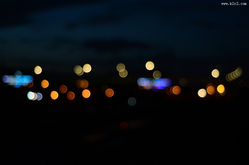 模糊的光点图片