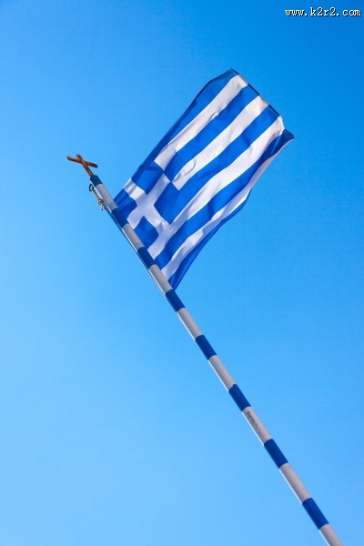 希腊国旗图片