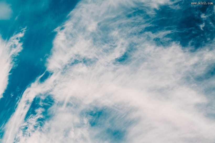 空中的云彩图片