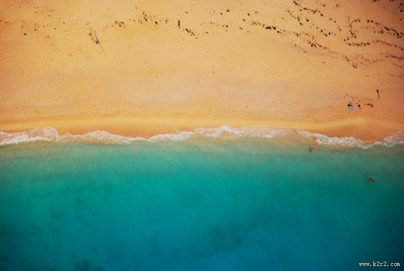 凉爽的海滩图片