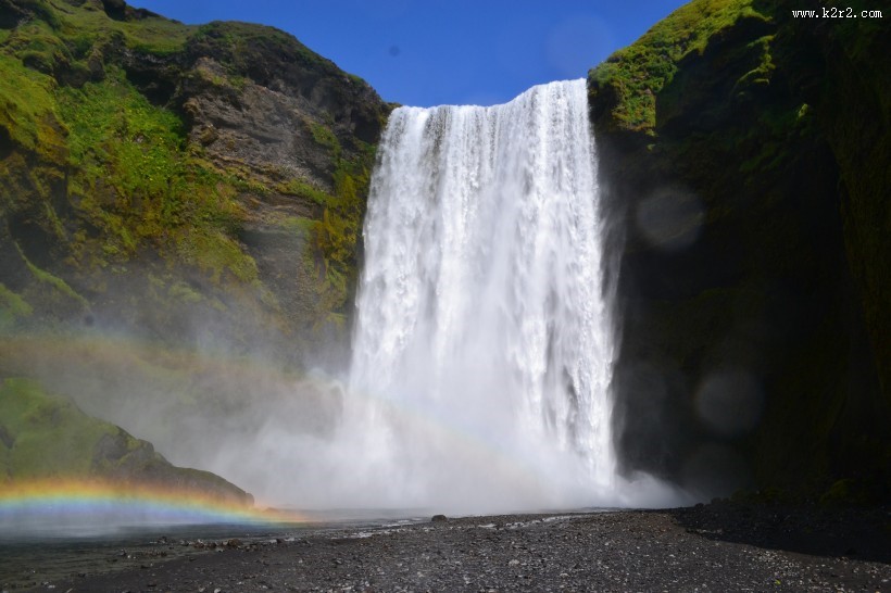 秀丽的小瀑布图片大全