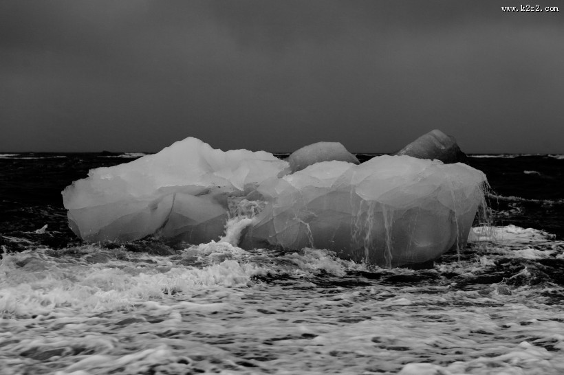 寒冷的冰川图片大全