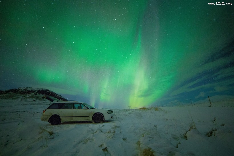 美丽绚烂的极光图片