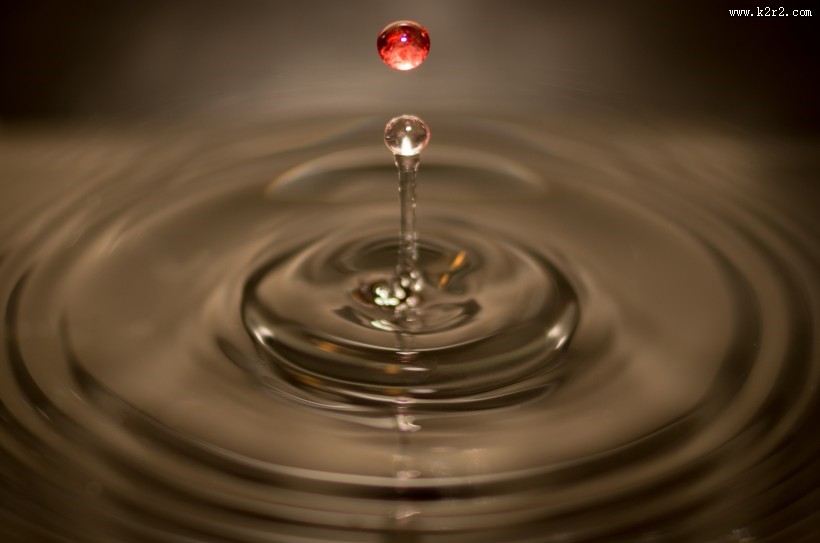 水滴入水图片大全