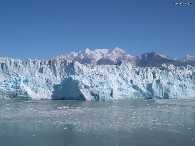 寒冷的冰川图片