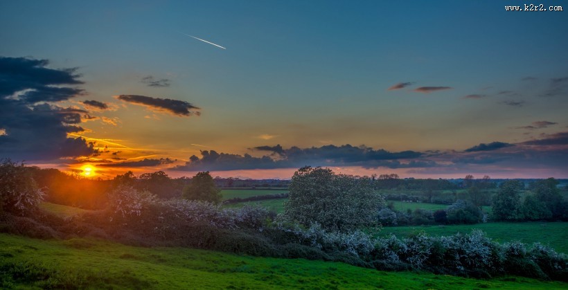 美丽的日出日落风景图片