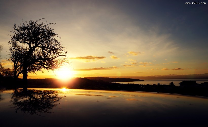 唯美的日出日落风景图片