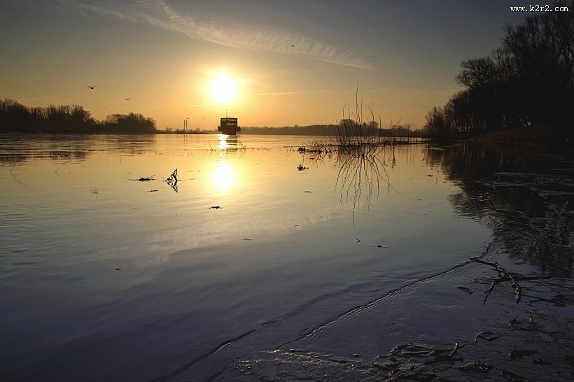 唯美的日出风景图片