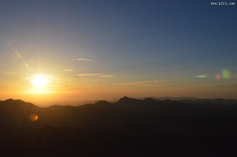 唯美的日出风景图片