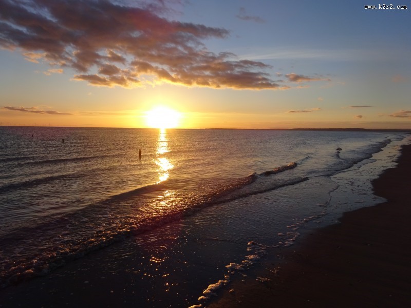 唯美的日出风景图片