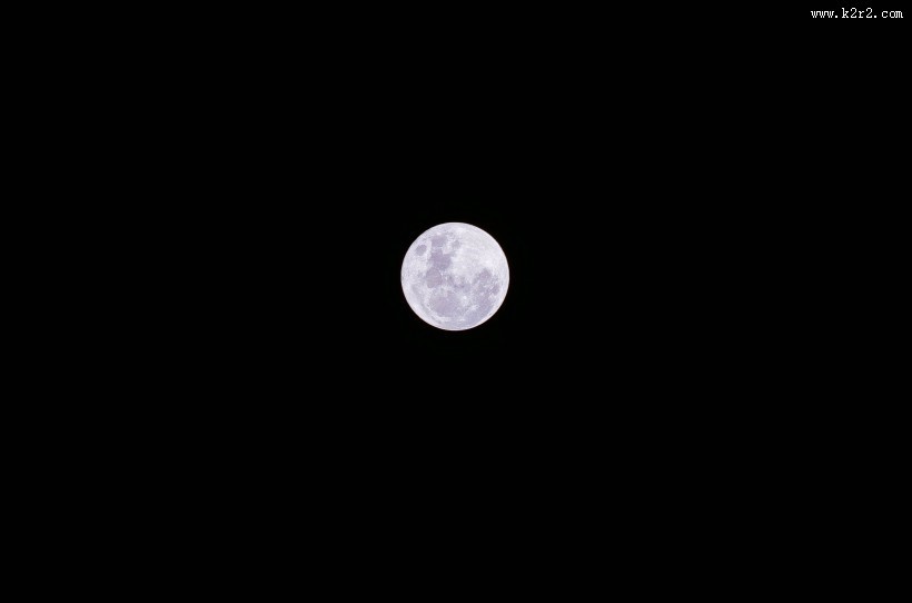 圆圆的月亮图片大全
