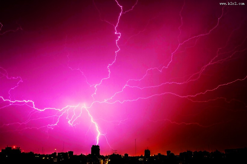 恐怖的闪电图片大全