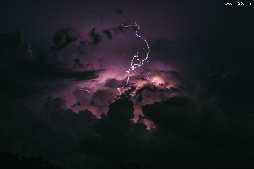 恐怖的闪电图片大全