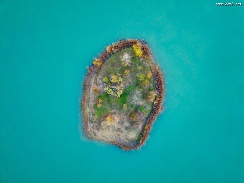 海岛鸟瞰图片
