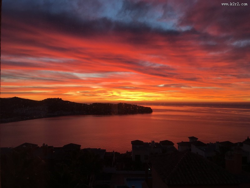 唯美夕阳黄昏落日风景图片大全