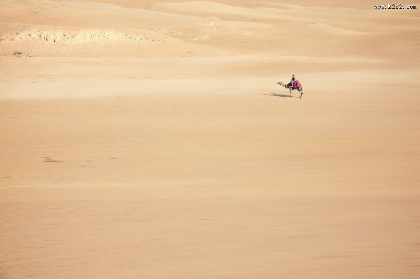 一望无际的沙漠图片