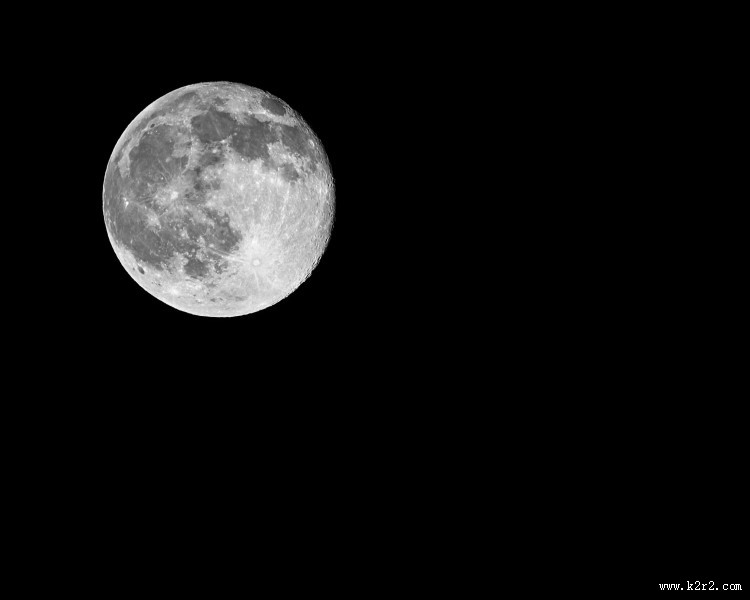 圆圆的月亮图片大全
