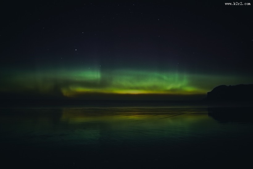 美丽的极光图片