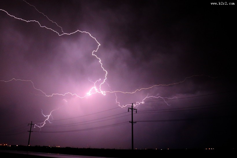 可怕的闪电图片