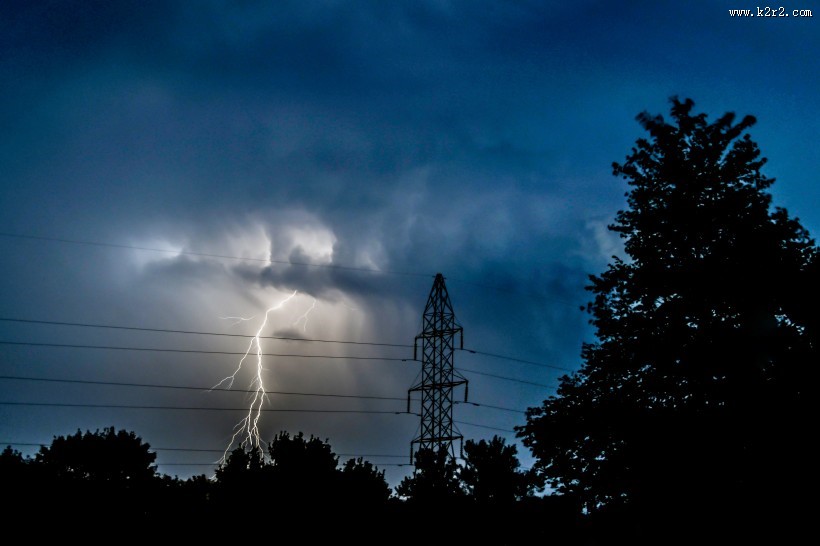 可怕的闪电图片