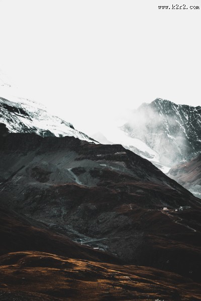 阿尔卑斯雪山风景图片