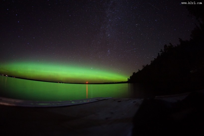 美丽梦幻的极光图片