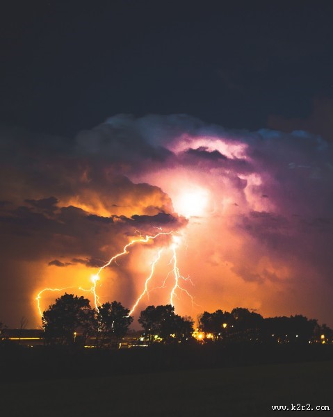 恐怖的闪电图片大全