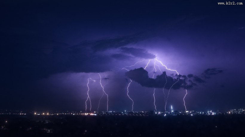 恐怖的闪电图片大全
