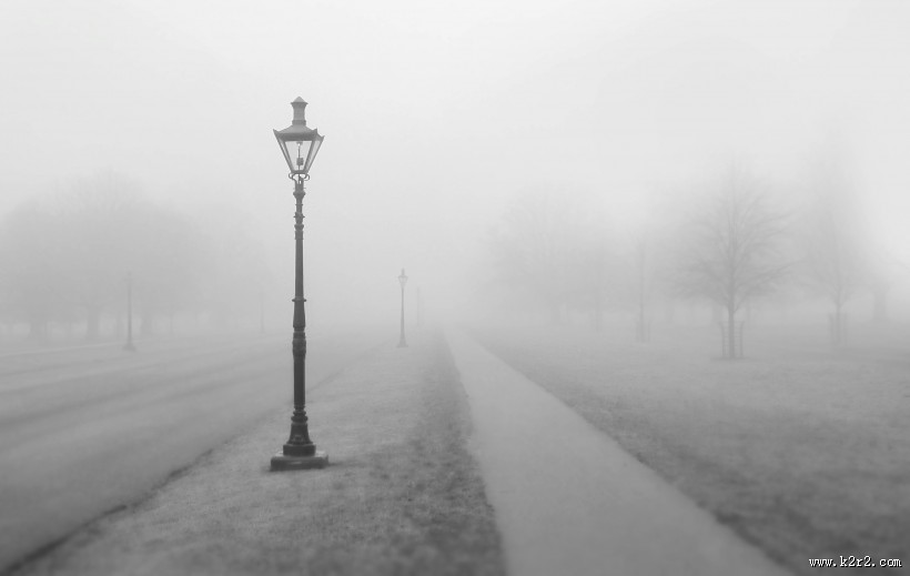 浓雾弥漫的景色图片大全