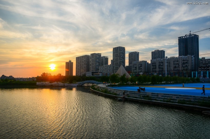 美丽的落日风景图片大全