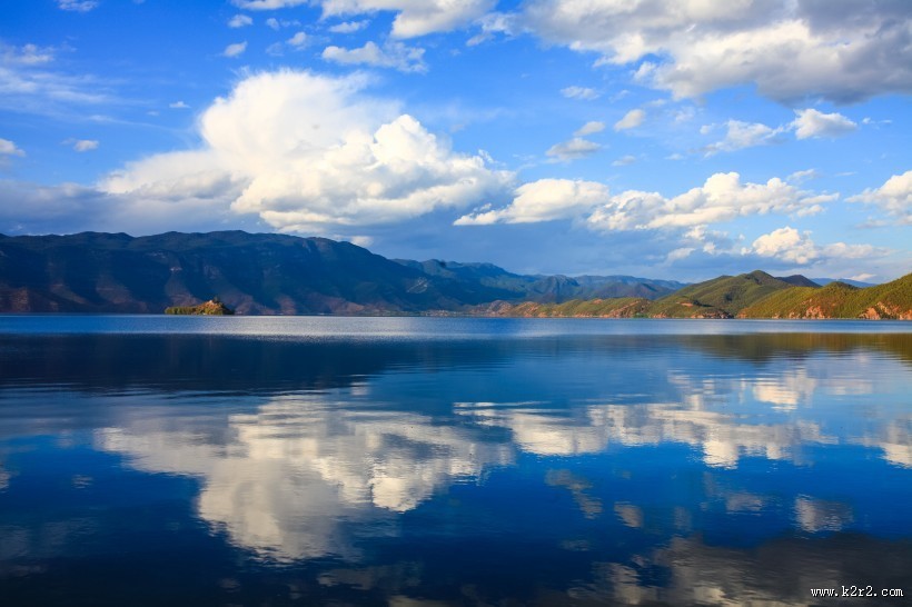 山川湖泊景色图片