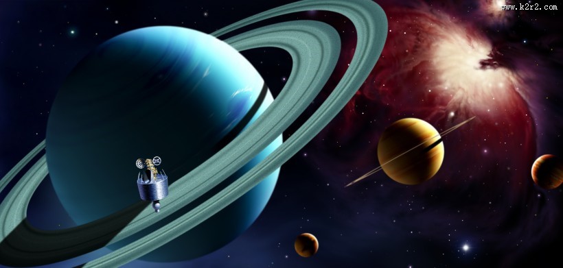 美丽的星球和浩瀚的宇宙图片