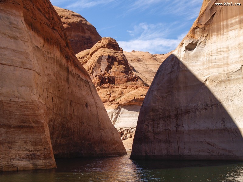 天然水库之鲍威尔湖图片