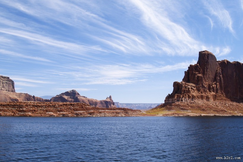 天然水库之鲍威尔湖图片