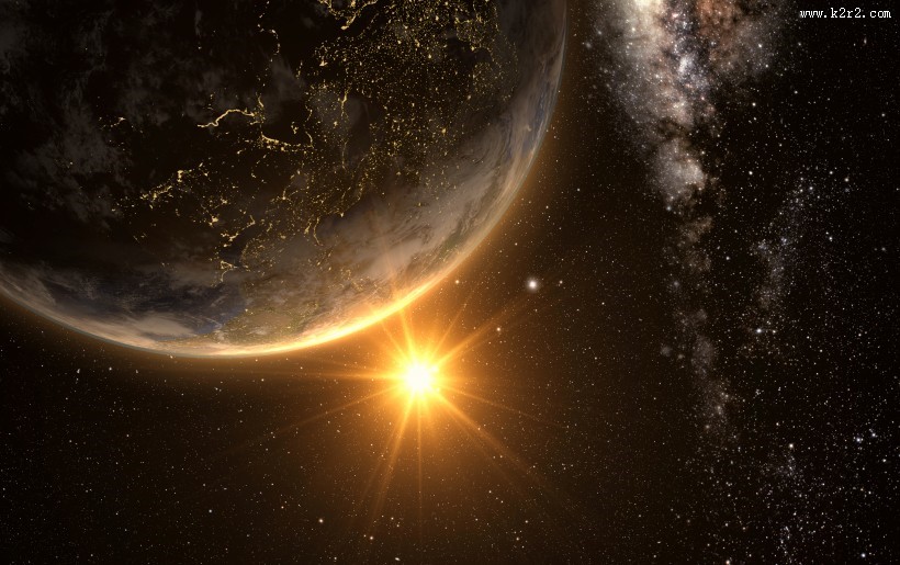 宇宙闪亮的星系图片大全