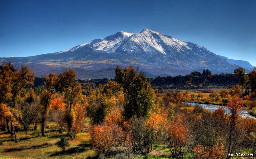 唯美秋天景色图片
