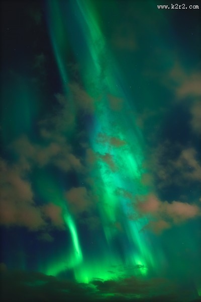 神秘梦幻的北极光图片