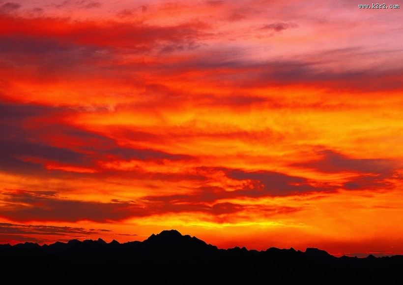 绚丽的“火烧云”图片大全
