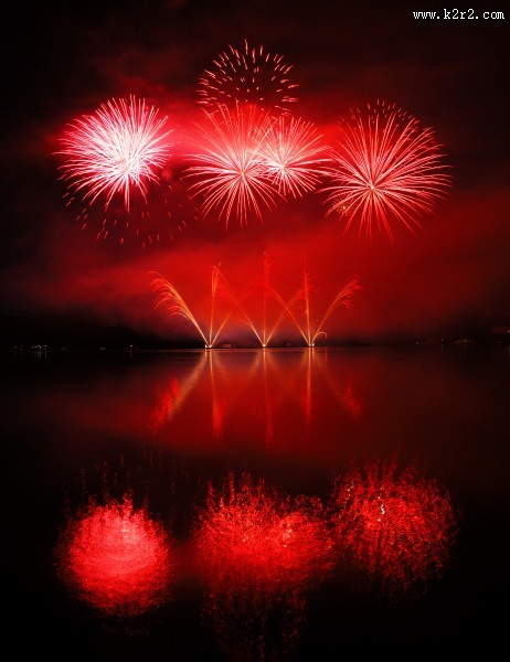 绚丽的烟花图片