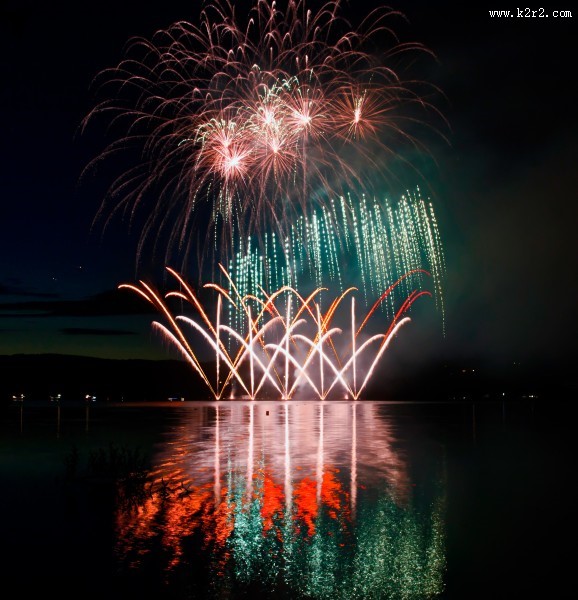 绚丽的烟花图片