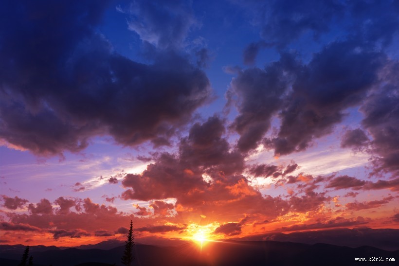 唯美黄昏景色图片大全