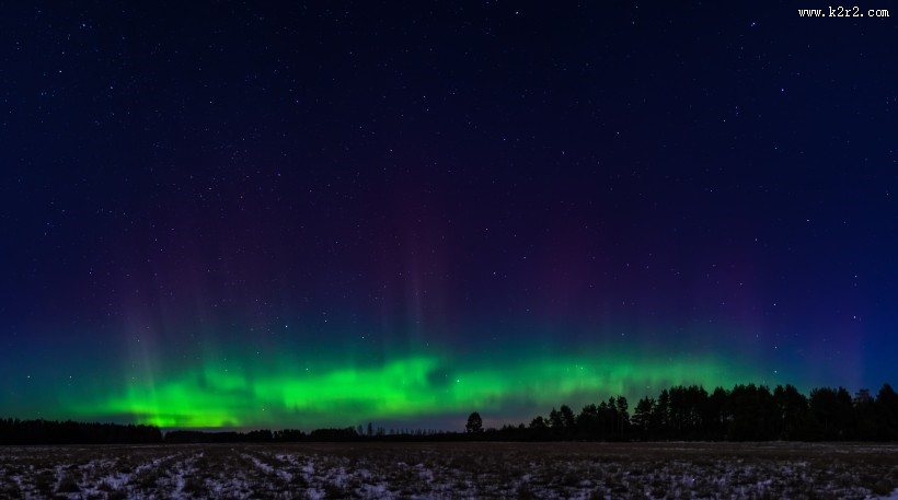 唯美的极光图片