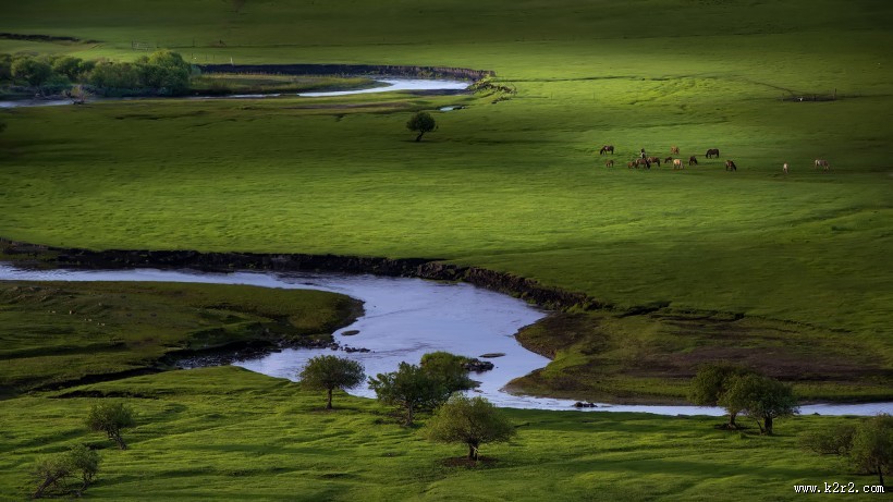 乌兰毛都草原风光图片